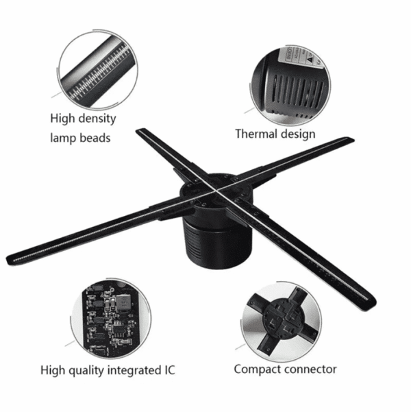 hologram led fan